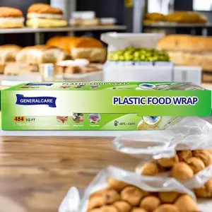 Pellicule plastique de qualité alimentaire ménage commercial grand rouleau économie paquet spécial haute température cuisine assurance film congélation