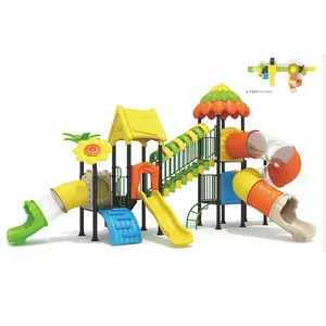 가든 하우스 어린이 놀이 도구 공원 어린이 야외 놀이터 대형 슬라이드 판매