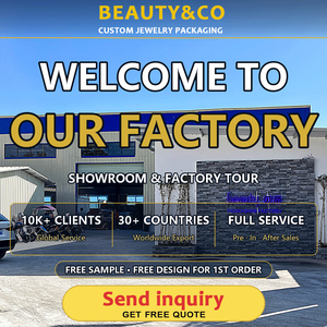 Scatole Portagioielli <span class=keywords><strong>in</strong></span> <span class=keywords><strong>Legno</strong></span> di Lusso e Velluto Personalizzate all'Ingrosso per Ciondoli, Bracciali Rigidi, Orecchini, Collane e Anelli - Product Image 3