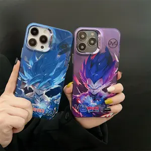 Casing ponsel tpu tahan benturan terlaris gambar cetak kustom desain anime casing ponsel lunak untuk semua cetakan