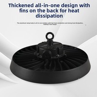 Lampe industrielle transfrontalière UFO à double température de couleur, haute puissance, contrôlée par interrupteur DIP, pour l'éclairage minier