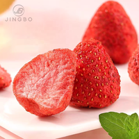 Vente directe d'usine, fraises lyophilisées sans OGM, fruits confits, fruits secs naturels en emballage sous vide
