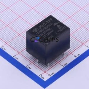 JQC-3FF/12VDC-1ZS(551) Power Relay Through hole,15.5x19mm Relay 12V 1 Changeover: 1C (SPDT-Changeover)::: 5 10A-28VDC/10A-277VAC - Product Image 1