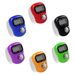 Compteur de doigts électronique STELLAR PATH avec écran LCD 5 chiffres – Outil de comptage portable promotionnel pour le golf, le tricot et autres activités - Product Image 2