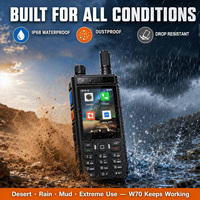 Radio réseau POC XIN POC 5000KM longue portée ANYSECU 4G W70 Android 10.0 compatible avec Zello, plateforme PTT réelle