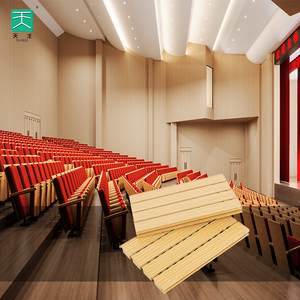 TianGe fábrica China proveedores nuevos productos barato madera acanalada acústica interior techo pared <span class=keywords><strong>paneles</strong></span> - Product Image 4