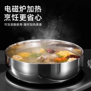 อ่างผสมสแตนเลส 30 ซม. อ่างล้างจานอเนกประสงค์สำหรับทำอาหาร ล้างสลัด ซุป หม้อไฟ - Product Image 4