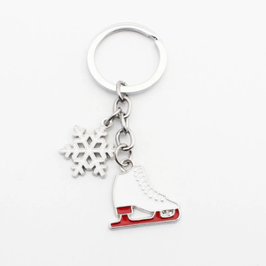 Jeu <span class=keywords><strong>de</strong></span> <span class=keywords><strong>Ski</strong></span> d'hiver <span class=keywords><strong>flocon</strong></span> <span class=keywords><strong>de</strong></span> neige chaussures <span class=keywords><strong>de</strong></span> sport Skate porte-clés - Product Image 6