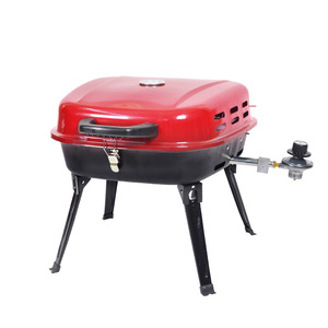Portable Gas Grill Propane <b>BBQ</b> Outdoor Camping Grill Foldable <b>Smokeless</b> Detachable With Adapter Hose - Product Image 3