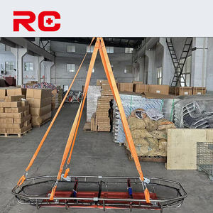 Produsen pertolongan pertama baja tahan karat kustom helikopter aluminium penyelamatan lipat dua buah <span class=keywords><strong>sling</strong></span> keranjang tandu - Product Image 4
