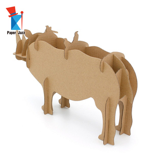 Scatola portaoggetti da scrivania fai-da-te in carta per bambini e genitori creativi - Product Image 4