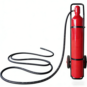 Estintore a <span class=keywords><strong>CO2</strong></span> su Ruote da 25kg, Non Conduttivo e Senza Residui, per Sale Elettriche/Impianti Chimici - Product Image 4