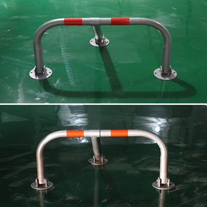 Heavy Metal <span class=keywords><strong>Anti</strong></span>-corrosion zinc galvanisé Pliant manuel parking bloqueur Sécurité Clôture Intercepteur M-Type Parking serrure <span class=keywords><strong>barrière</strong></span> - Product Image 6