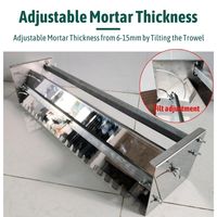 Outil de pose de carrelage à dents réglable, truelle crantée pour bricolage et usage industriel, ODM 500-1100mm, outil de pose de mortier à dents de scie 10mm/12mm/15mm