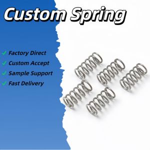 Duurzame metalen compressieveren op maat, draaddiameter roestvrij staal, spiraalvormige compressieveren - Product Image 1