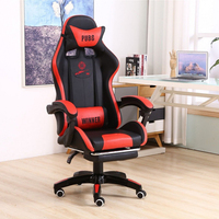 Chaise de bureau gaming ergonomique à dossier réglable, pivotante et portable, vente directe usine