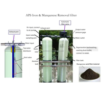Filtre de déshydrogénation du fer et du manganèse, filtre à eau pour la maison entière, traitement de l'eau potable des puits profonds