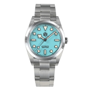Relojes San Martin SN021 Vintage Explore Climbing Series, Reloj de Lujo para Hombre PT5000 BGW9, Mecánico Automático - Product Image 1