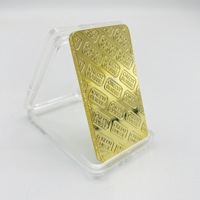 Pièces de monnaie commémoratives de la collection de lingots d'or de banques suisses, Pièce de monnaie ornementale carrée, pour la remise des diplômes, l'anniversaire, Halloween, Pyramide, Ange, Anime