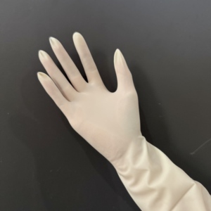 Gants en latex jetables de 43 cm, gants chirurgicaux stériles en latex médical, gants en latex pour examen gynécologique - Product Image 3