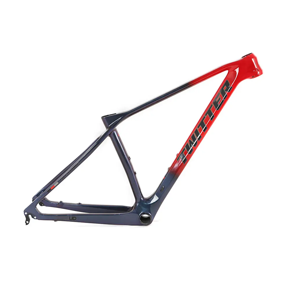 Manufacturer brand light holographic carbon fiber 29er mtb mountain bicycle frame for sale