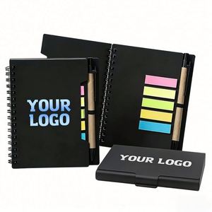 Libretas de Papel Kraft al por Mayor con Bolígrafo, Notas Adhesivas, Logotipo Personalizado para Regalos Promocionales Empresariales - Product Image 1