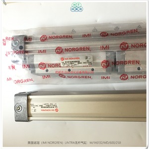 กระบอกลมไร้ก้าน Imi Norgren Lintra รุ่น M/146132/Md/600/250 ตัวกระบอกทำจากอะลูมิเนียม - Product Image 1