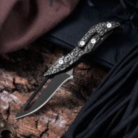 Couteau pliant tactique de survie en acier inoxydable, couteau de poche pour le camping, la chasse, l'outdoor, l'industrie, le bricolage, l'EDC, portable