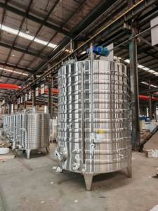 Chất lượng cao bằng thép không gỉ rượu lên men lưu trữ Tank 1000l-10000l Công suất nhà máy rượu thiết bị trái cây rượu vang sản xuất rượu - Product Image 4