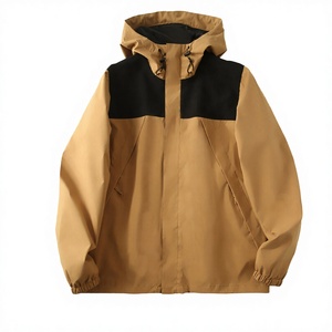 Chaqueta Impermeable de Lona para Hombre, Estilo Informal, para Otoño, con Capucha, para Montañismo y Actividades al Aire Libre - Product Image 3