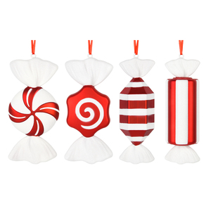 Figuras Decorativas de PVC de 32 cm con Acabado Electrochapado para Adornos de Árbol de Navidad y Accesorios de Boda - Product Image 1
