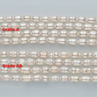 Perles de culture d'eau douce en vrac de 2 à 10 mm, perles d'eau douce naturelles blanches, cordons de perles d'eau douce, vente en gros, bijoux baroques