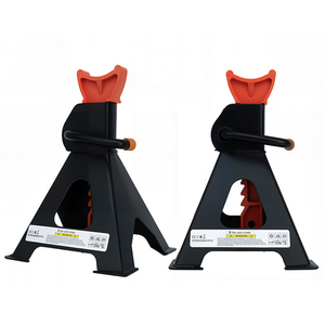 2 supports de levage en acier rouge de grande taille, capacité de <span class=keywords><strong>3</strong></span> <span class=keywords><strong>tonnes</strong></span> / 6600 lb - Product Image 1