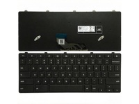 لوحة مفاتيح بديلة بتصميم أمريكي لأجهزة Dell Chromebook 11 3100 3110 2-in-1 وسلسلة Chromebook 11 5190، رقم القطعة 0RFXCF 0H06WJ، لون أسود