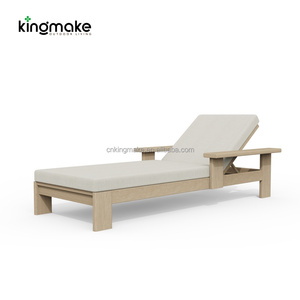 مصنع أثاث حمامات السباحة الخارجية الحديثة، كراسي استرخاء فاخرة من خشب الساج، كراسي حمامات سباحة فندقية، كراسي استرخاء فاخرة. - Product Image 3