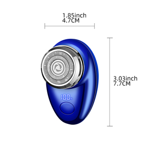 Recortadora de Pelo Portátil de Una Sola Cuchilla para Hombre, Afeitadora Rotativa USB, Uso Doméstico y en Hoteles, Afeitadora de Triple Cuchilla - Product Image 2