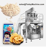 Peseuse automatique à tête multiple pour écrous de granules Pesant des sachets debout Machines d'emballage multifonctions pour sacs préfabriqués Doypack
