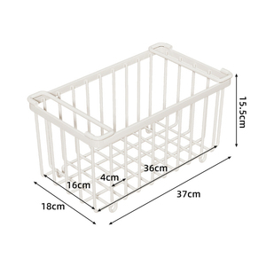 Cesta de Almacenamiento Metálica para Refrigerador con Múltiples Niveles y Estantes, Diseño Desmontable Impermeable y Ecológico para Uso en la Cocina - Product Image 5