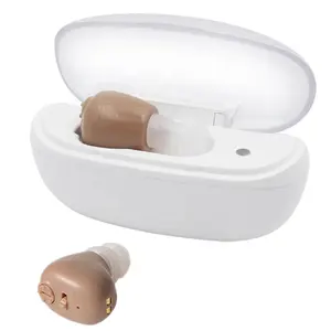 Fast Charging USB Charging Ear Sound Amplifier Portable In Ear Hearing Aid For Deaf