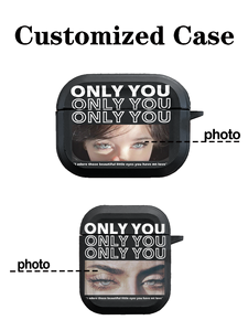 Funda Personalizada para <span class=keywords><strong>AirPods</strong></span> con Foto, Cubierta a Prueba <span class=keywords><strong>de</strong></span> Golpes con Impresión <span class=keywords><strong>de</strong></span> Imagen Personalizada para <span class=keywords><strong>AirPods</strong></span> 1/3/Pro 2, Texto y Diseño Personalizables, MOQ 1 - Product Image 1