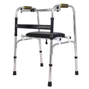 Creation Stainless Steel <b>Walker</b> Fixed And Adjustable Height <b>Elderly</b> Mobility Aid Rehabilitation Support - Product Image 3