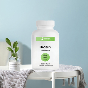 120 cápsulas blandas para adultos de suplemento de biotina que contiene <span class=keywords><strong>1000</strong></span> miligramos de biotina apoya el cuidado de la piel de las uñas del cabello - Product Image 6