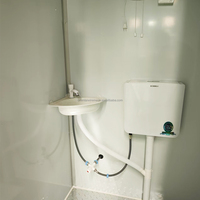 Nouveau 2026 Prix de gros Toilettes mobiles économiques en panneaux sandwich, petite salle de bain préfabriquée, location à faible coût disponible