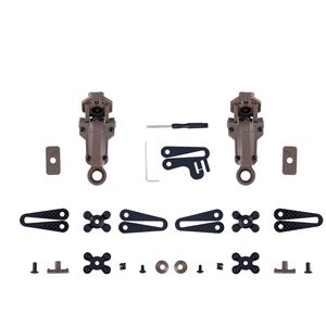 Adaptateur de support tactique pour casques anti-bruit <span class=keywords><strong>COMTAC</strong></span> II III pour le tir, accessoire de chasse au carbone - Product Image 3