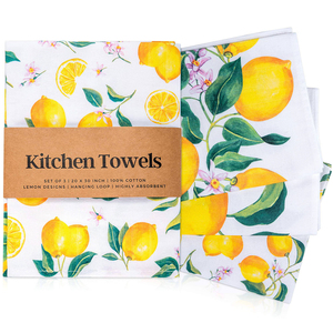 Toallas de cocina con estampado de flamencos, multicolor, calidad Premium, 100%, algodón, toalla para platos, esquinas ingleteadas, Toalla de baño altamente absorbente - Product Image 5