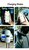 Nouvelles stations de recharge murales intelligentes Wallbox 32A pour véhicules électriques, borne de recharge murale pour voitures Byd, chargeur EV