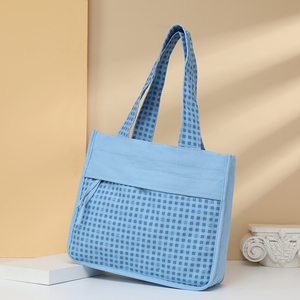 Custom Logo Size Printed Eco Friendly <b>Canvas</b> Shopping Bag Cotton <b>Plain</b> Tote Bags for Women Shoulder Grocery with Multiple Pocket - Product Image 1