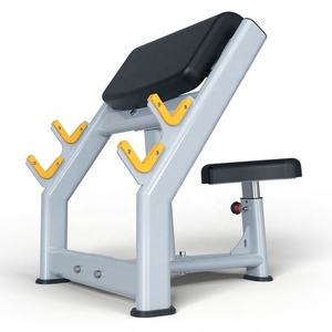 Banc de musculation à base longue et extensible pour curls, avec stabilisation avant-arrière et anti-basculement, pour entraînement biceps intensif, équipement de gym, vente en gros, faible MOQ - Product Image 6