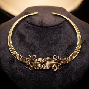 Buy Wholesale Christian Gold <b>Silver</b> Plated Bohemian Style Stainless Steel <b>Choker</b> Necklace Handicraft Jewelry India Rawat - Product Image 2