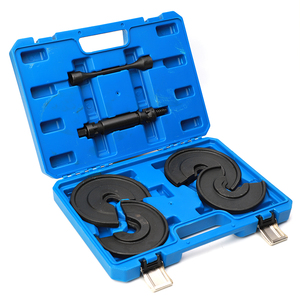 Herramienta de desmontaje de resorte de amortiguador trasero, 5 uds., herramienta de eliminación de compresión de resorte de brazo en A, compresor de choque - Product Image 1